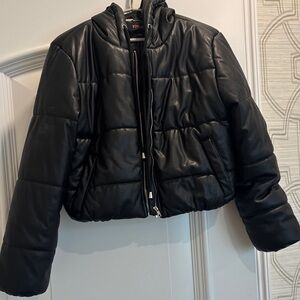 Ambiance Black Puffer Jacket
